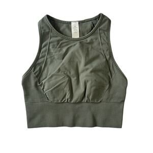 Lululemon Ebb to Train Bra *Medium Support Size 4 Smoked Spruce Green